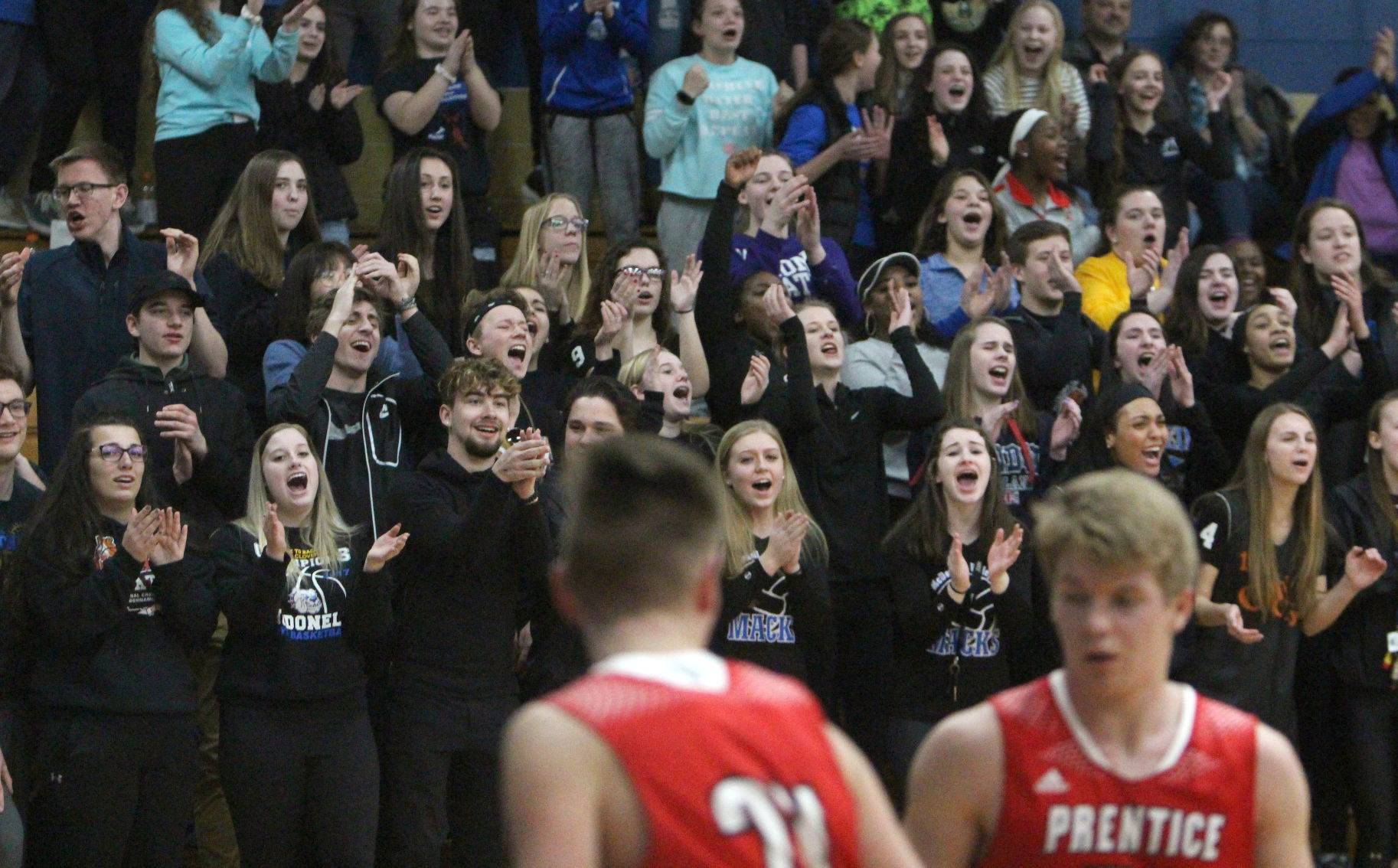 Prentice at McDonell boys basketball 3-2-19